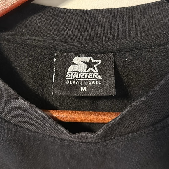 STARTER Black Label Men’s Gold Logo Vintage sweatshirt Size Medium - Picture 5 of 6